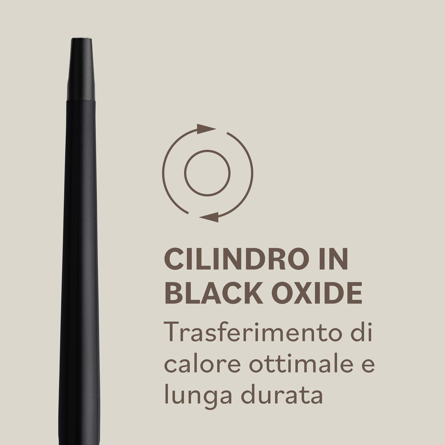 Ferro arricciacapelli conico - &Oslash; 19-13mm